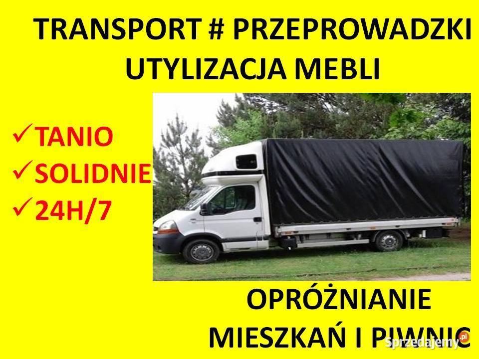 Przeprowadzki transport utylizacja mebli łódzkie Zgierz