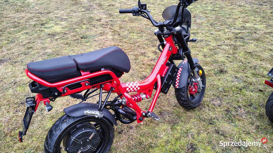 Elektryczny motorower 2osobowy Garelli Ciclone czerwony Karwica sprzedam