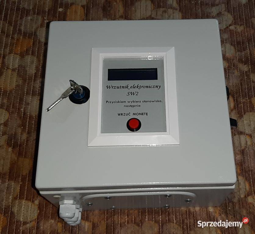 Czasowy automat wrzutowy wrzutnik do monet do Ostrów Mazowiecka sprzedam