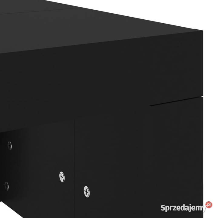 Stolik kawowy czarny 102x50x36 materiał Warszawa sprzedam