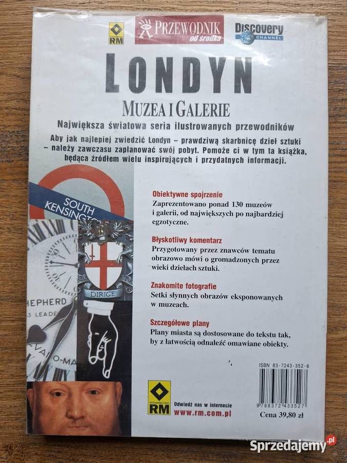 Londyn Muzea i Galerie przewodnik Discovery Rok wydania 2004 Książki i Podręczniki Kraków