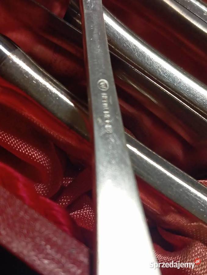 Posrebrzane sztućce z czasów PRL solidna robota podkarpackie