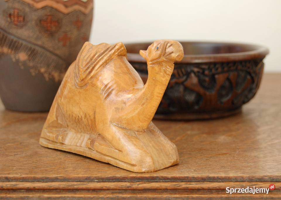 Wielbłąd rzeźba afrykańska Egipt rękodzieło lubelskie sprzedam