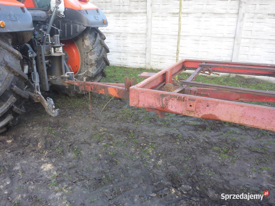 przyczepa KRONE optimat jednoosiowa rozrzutnik