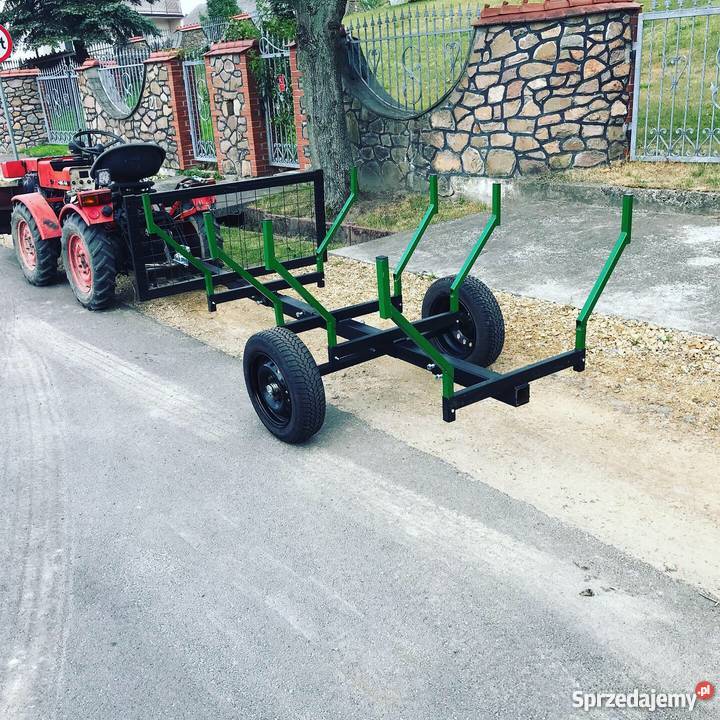 Przyczepa leśna do quada mini ciągnika zrywkowa Olkusz