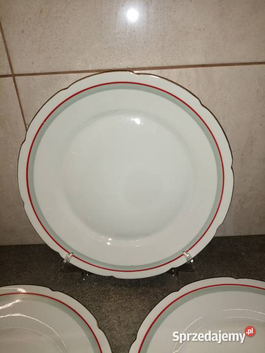 stare talerze porcelana GIESCHE 3 Siemianowice Śląskie