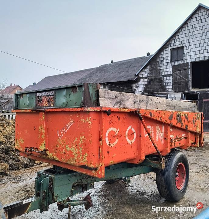 Przyczepa Skorupowa jednoosiowa 67 ton Łomża