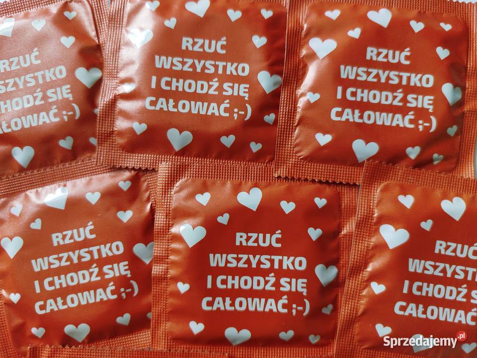 Rzuć wszystko i chodź się całować prezerwatywa z