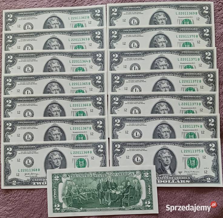 15 x 2 USA 2017 r seria AmenLSan Francisco Numizmatyka wielkopolskie Konin