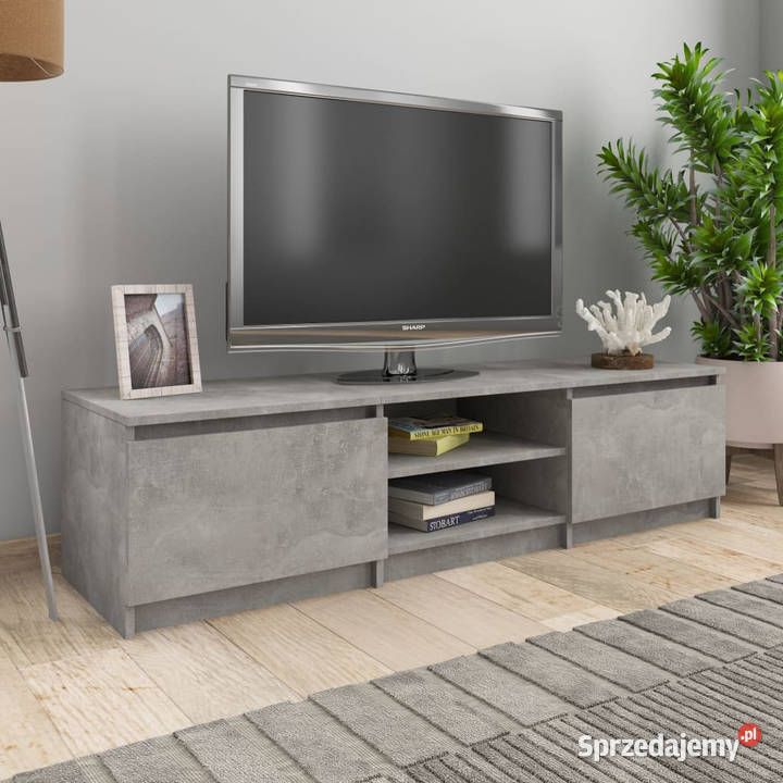 Szafka pod TV betonowy szary 140x40x355 WM800652 Warszawa sprzedam