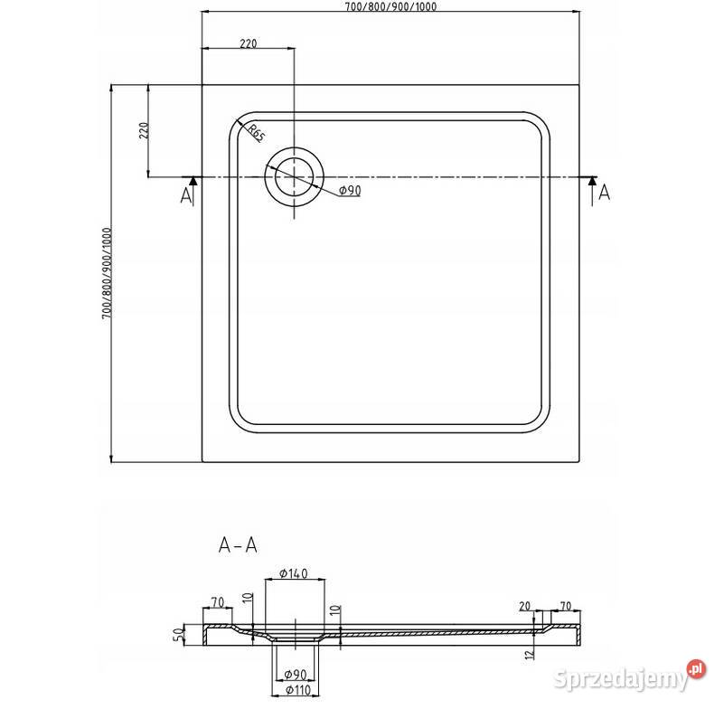 KABINA PRYSZNICOWA ZŁOTA Gold rozsuwana 70x70 Choroszcz sprzedam