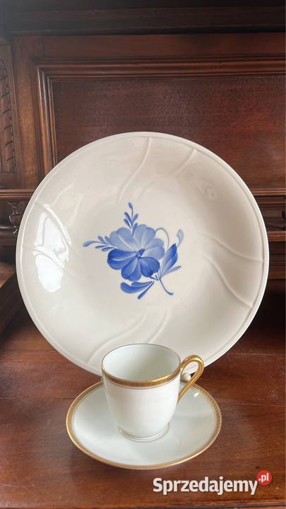Patera Bez sygnatury Kobaltowy dekor Porcelana w Porcelana i szkło Gdańsk
