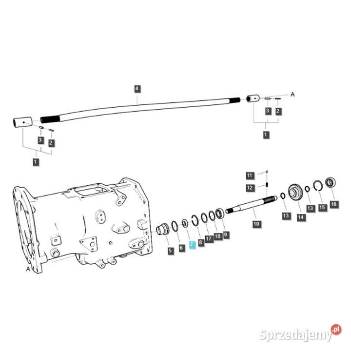 Sprężyna 2660 x 875 x 160 mm LS XJ25 LS MT125 LS Tajęcina sprzedam