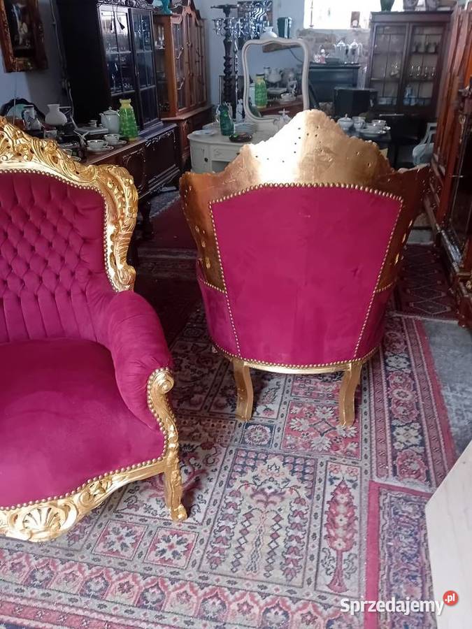 Fotele ludwikowskie Tarnogród sprzedam