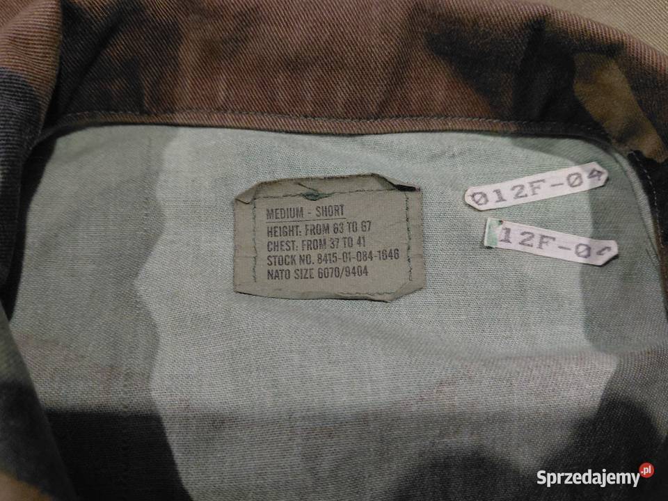 Bluza BDU woodland medium short NYCO obszyta dolnośląskie Wrocław