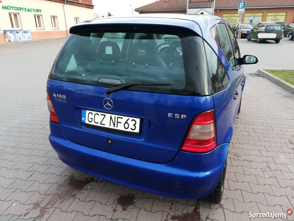 Mercedes A klasa 16 benzynaLpg sprzedam Rok produkcji 1999 Szubin