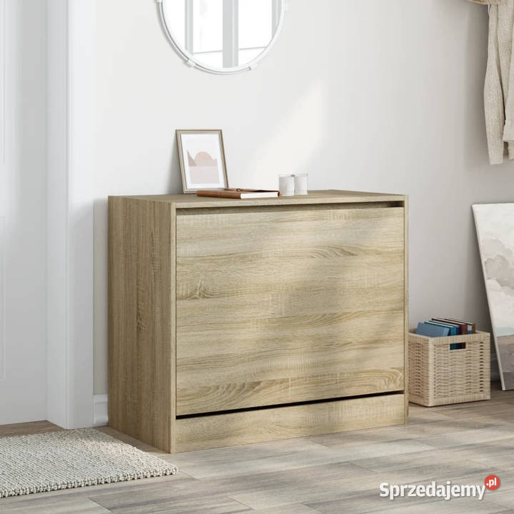 Szafka na buty dąb sonoma 80x42x69 materiał Warszawa