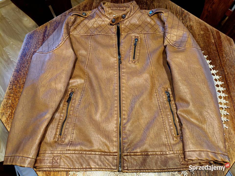 Nowa męska kurtka skórzana firmy Schdarrow dolnośląskie Świdnica sprzedam