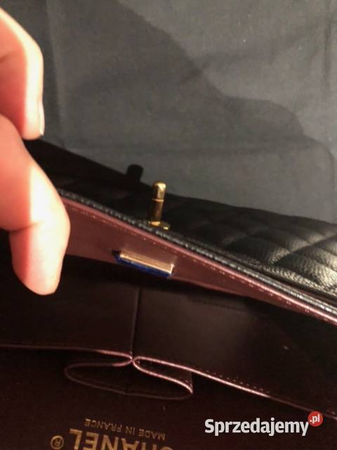 Torebka Premium CC Chanel Flap Caviar Chip ręki Wrocław sprzedam
