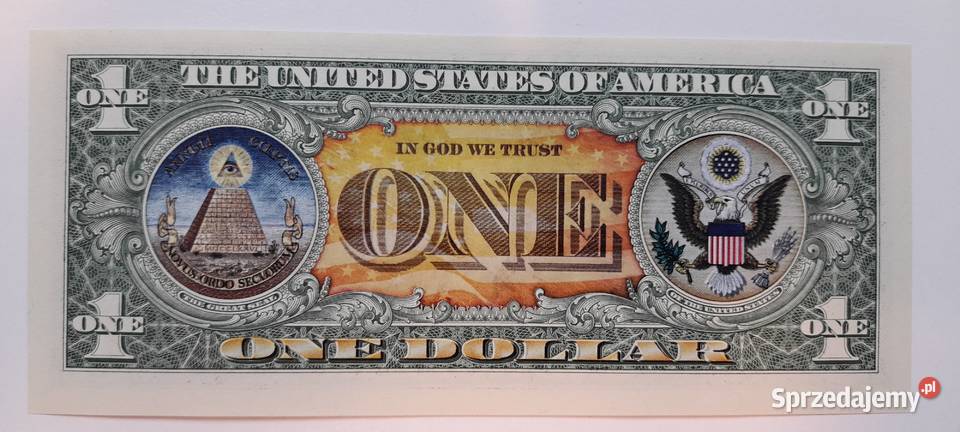 dolar usa kolor UNC mazowieckie Warszawa