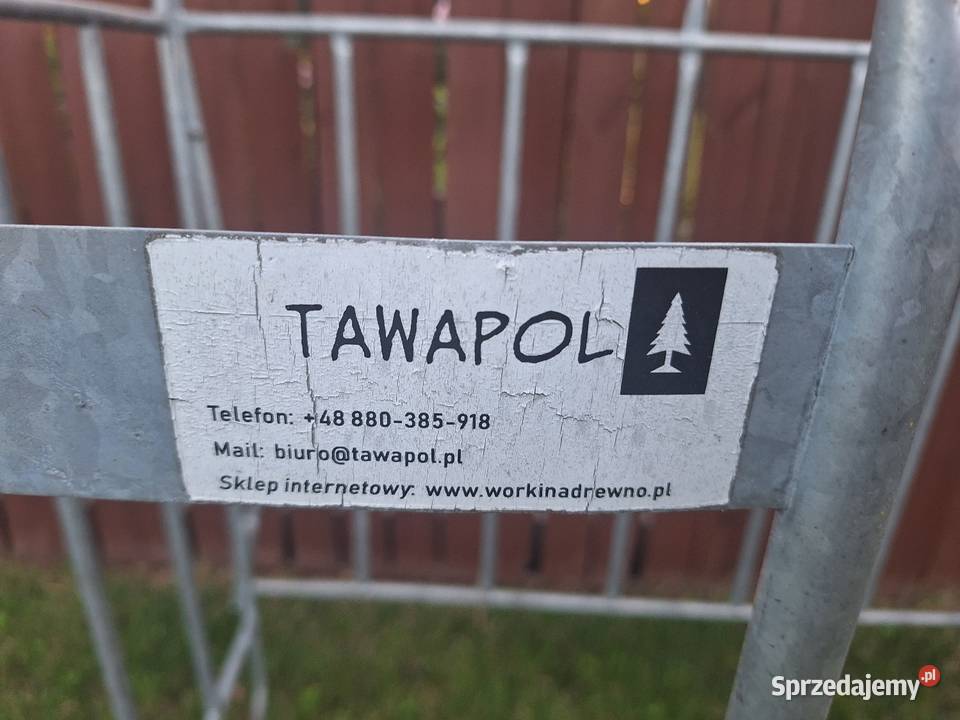 Statyw do pakowania drewna na palety