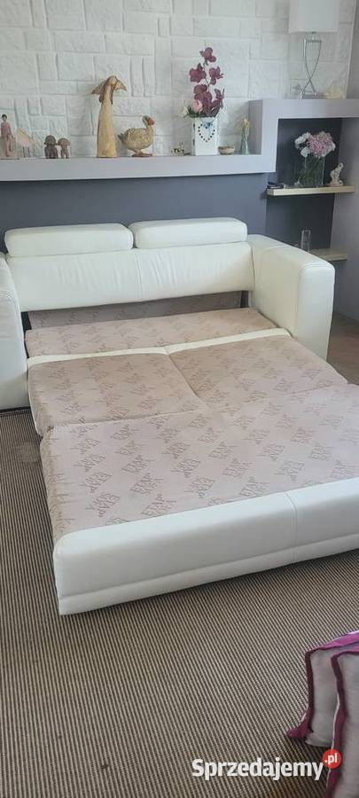 Sofa skurzana rozkładana Szczecin