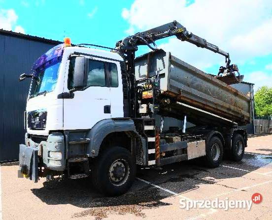 Wywrotka 6x6 z dzwigiem bordmatic Man Tgs Rok produkcji 2012 Warszawa