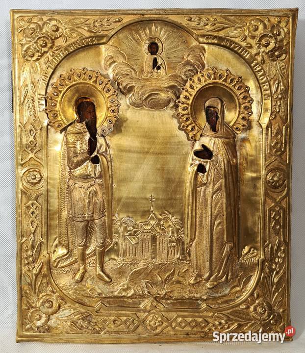 Ikona Święta Eudokia Święty Andrzej Stratelates Warszawa