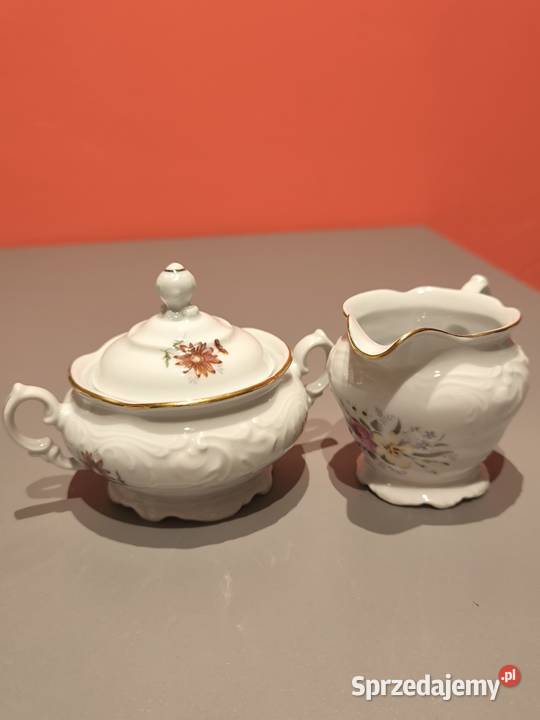 Cukiernica z mlecznikiem porcelana Wawel Poznań