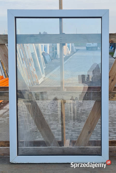 OKNA KacprzaK Witryna 88X133 FIX Używany PCV Okna ścienne Siedlce