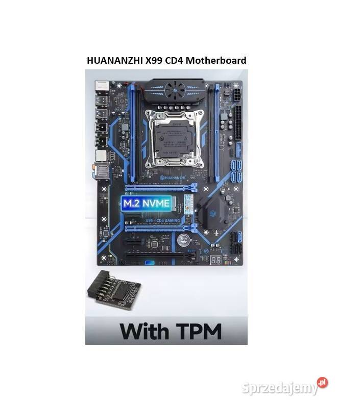 Płyta główna HUANANZHI X99CD4 LGA 20113 moduł Piekary Śląskie