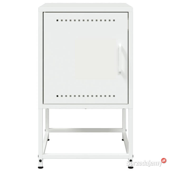 Szafki nocne 2 białe 36x39x605 stal WM846457 mazowieckie Warszawa sprzedam