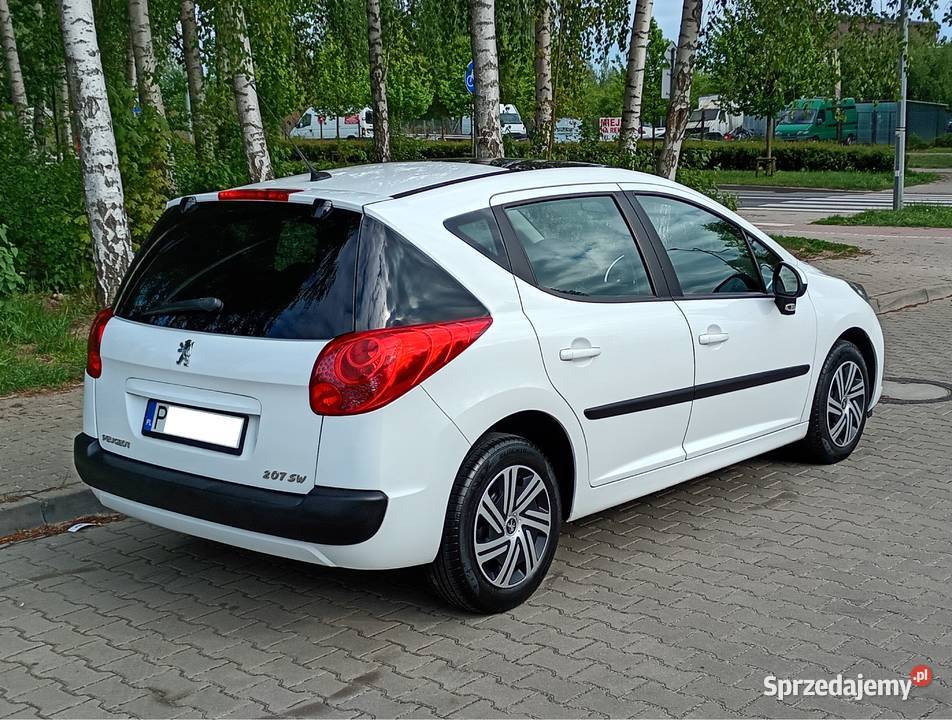 PEUGEOT 207SW 16 HDI 90 PANORAMA DACH I WŁAŚĆ Zarejestrowany w Polsce Poznań