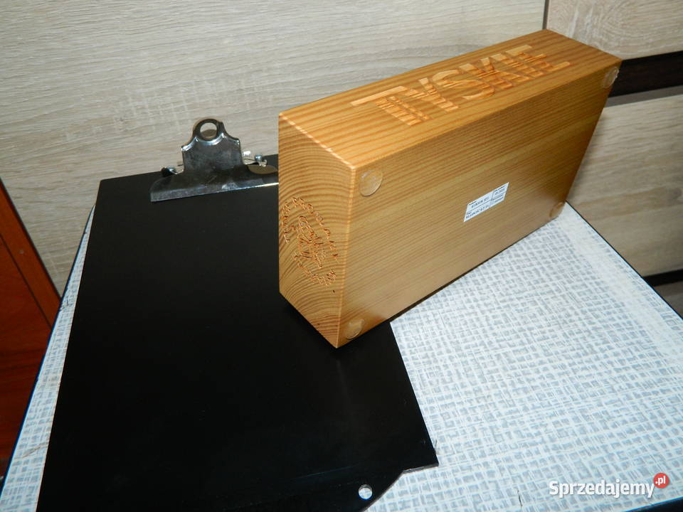 TYSKIE stojak na podkładki z tablicą Trzebinia