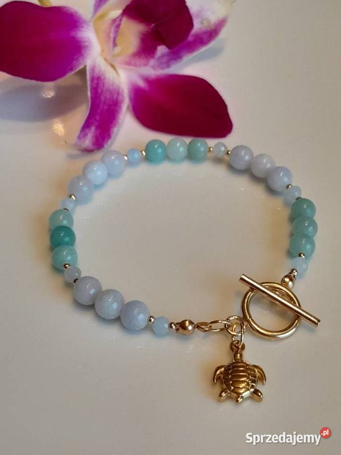 Kamienie naturalne Akwamaryn Amazonit Toggle Bielsko-Biała