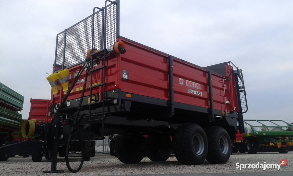 Rozrzutnik obornika tandem Metal Fach N2671 6t 6 Wieluń sprzedam