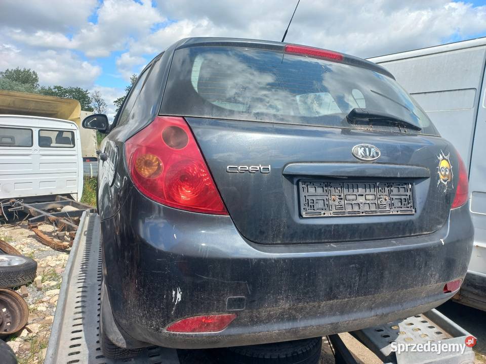 Kia ceed 1 zderzak lampy maska błotnik klapa
