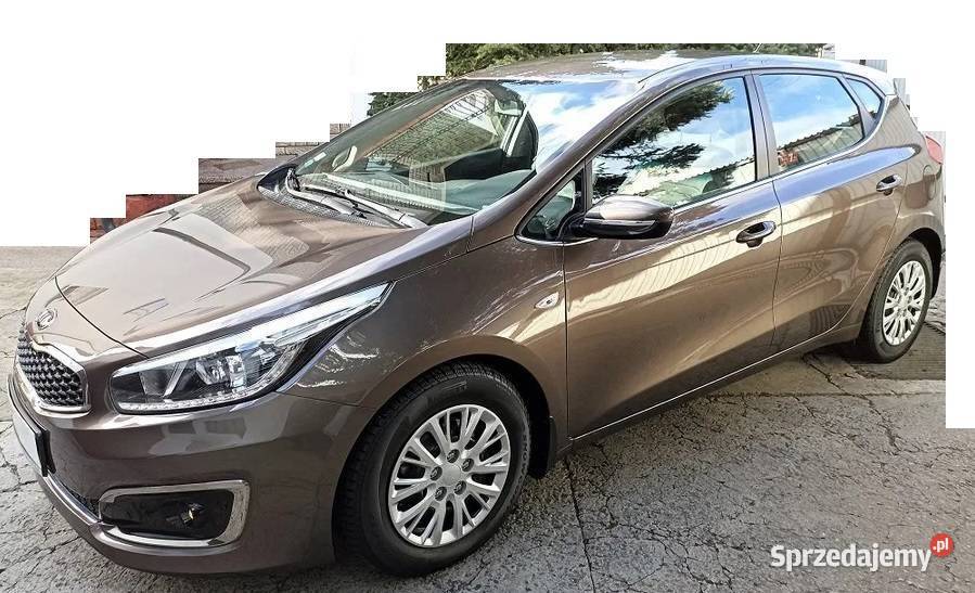 Kia Ceed Ceed 14 L 2017 salon brązowy Wrocław sprzedam