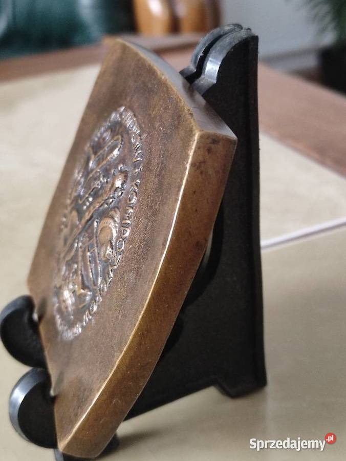 Plakieta z brązu UNIKAT VII KRAJOWY FESTIWAL Janów Lubelski