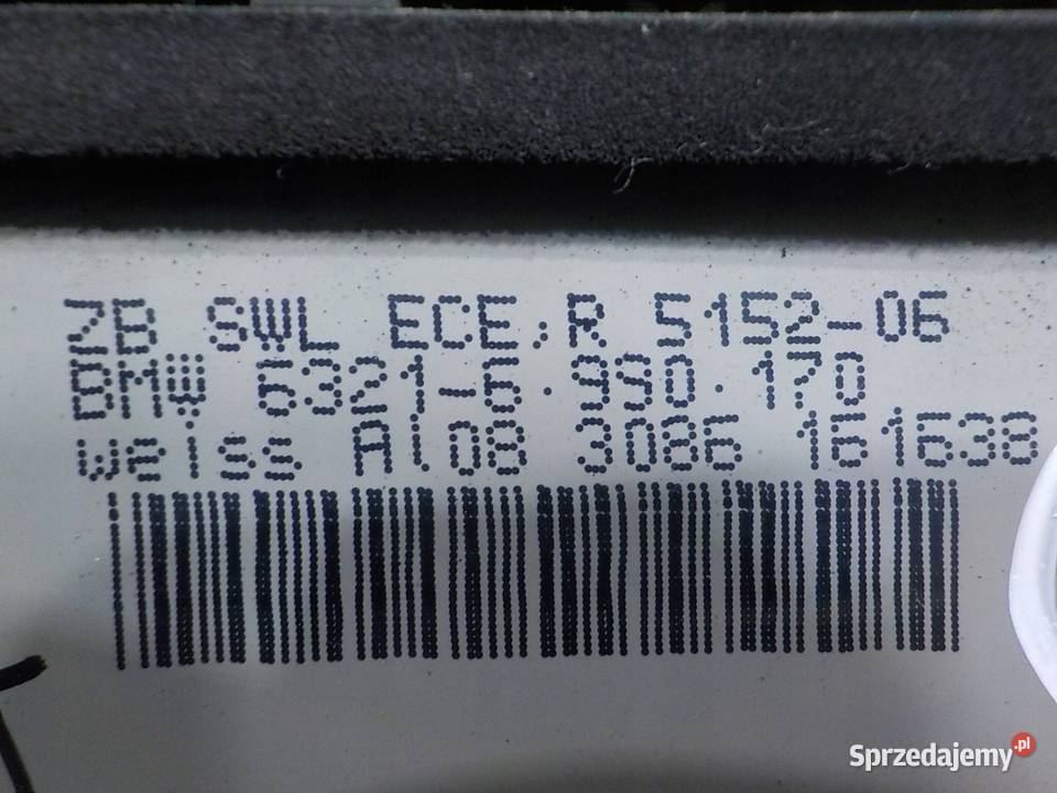 BMW X3 E83 25 B AUT 06r lampa prawa tyl mazowieckie Suków