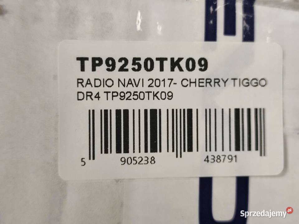 RADIO NAVI CHERRY TIGGO DR4 2017 TP9250TK09 lubelskie