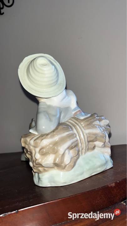 Figurka Lladro Chłopca z ptakiem Hand Made in Antyki, Sztuka, Kolekcje Gdańsk sprzedam