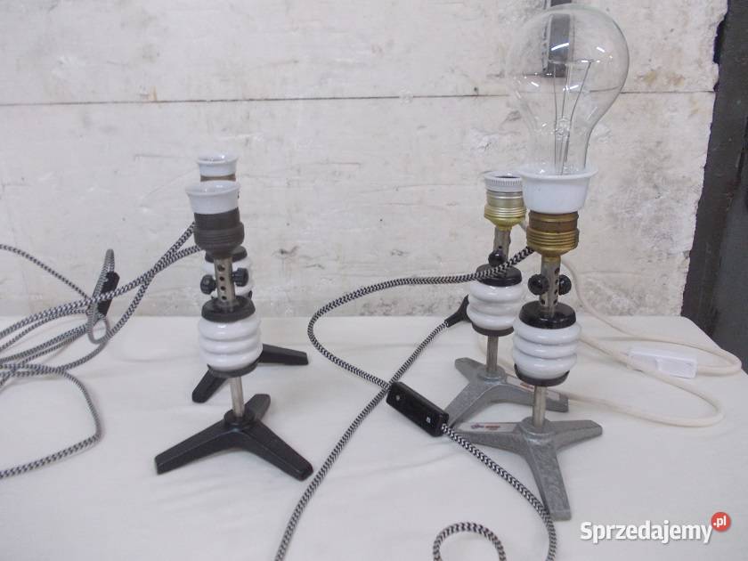 Stare lampki nocne industrialne loft gwint E27 śląskie Bielsko-Biała