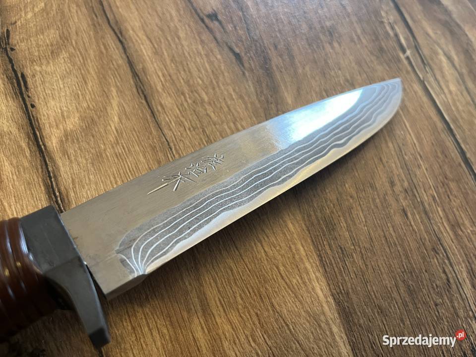 Wyjątkowy japoński nóż Drop Point Hunter NOWY Mrągowo