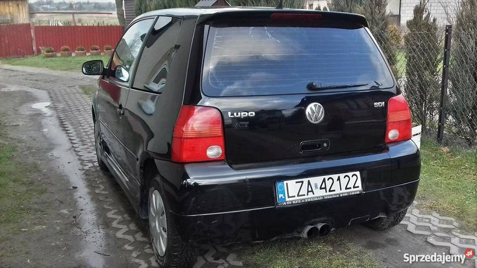 VW Lupo 17 SDI Klima el szyby czarny Niedzieliska