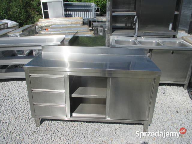 Stół Gastronomiczny Drzwi Suwane 3 Szuflady Ostrów Wielkopolski sprzedam