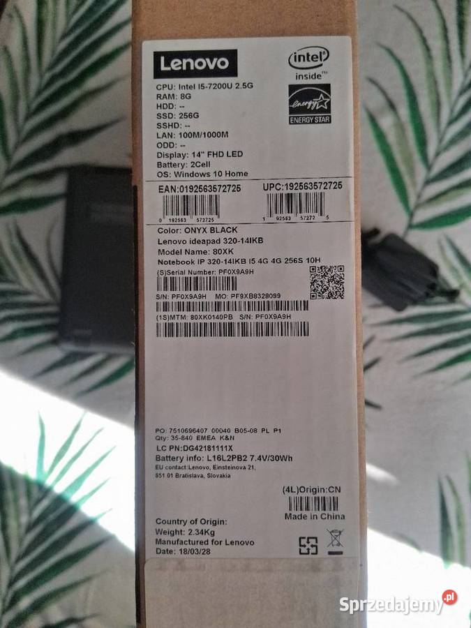 Lenovo idepad 320 14IKB intel core i5 8GB ram 8GB podkarpackie Jarosław