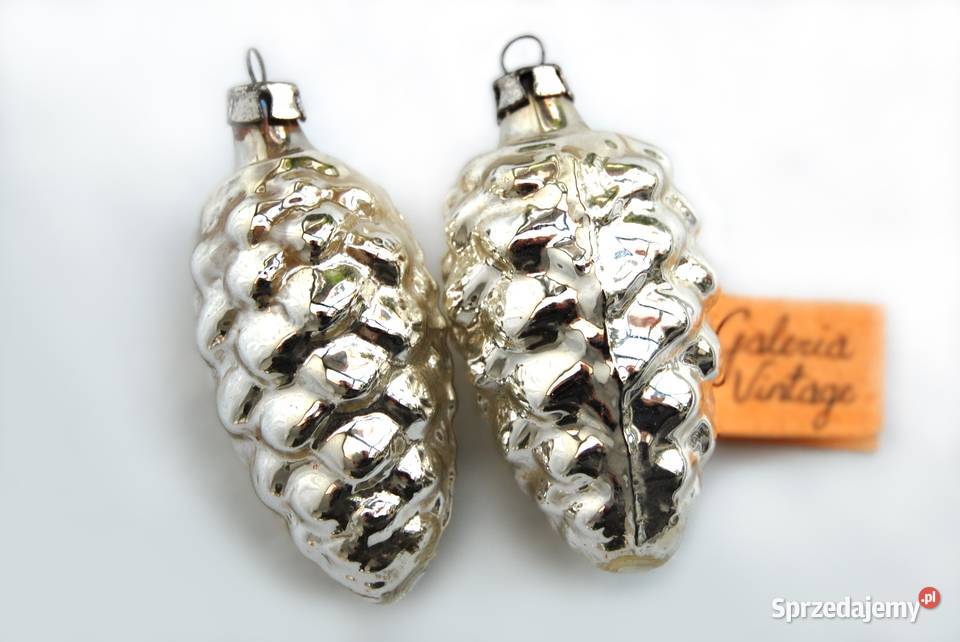 Stare bombki szklane szyszki bombka szyszka PRL Lublin sprzedam