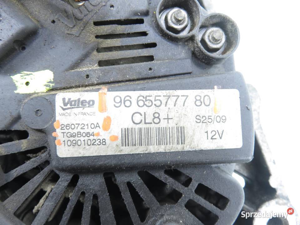 ALTERNATOR PEUGEOT 206 14 9665577780 2607210A osobowe Układ elektryczny silnika małopolskie