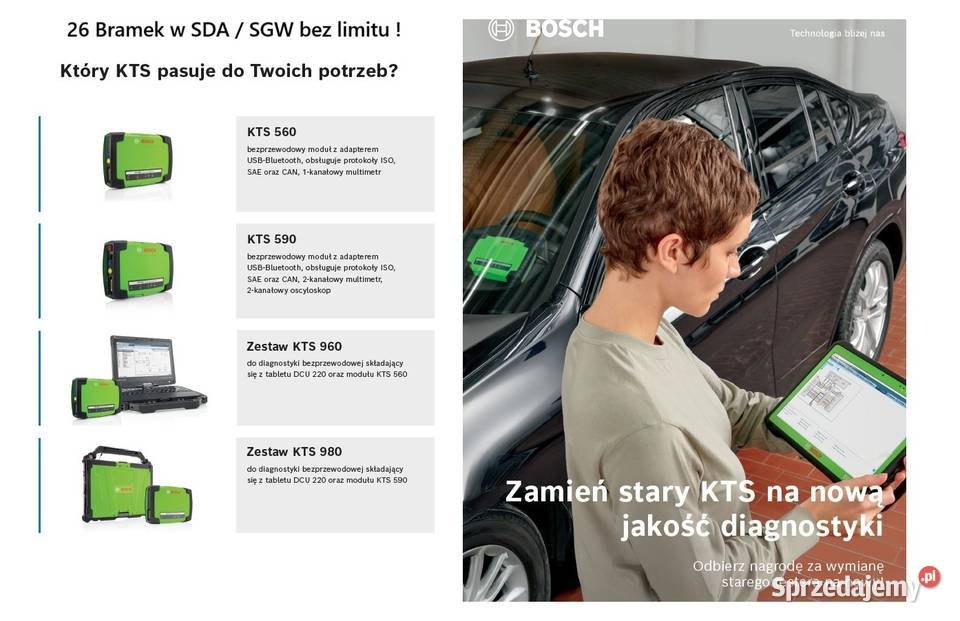 Kts 560 kup i zdaj stary tester Bosch i odbierz śląskie